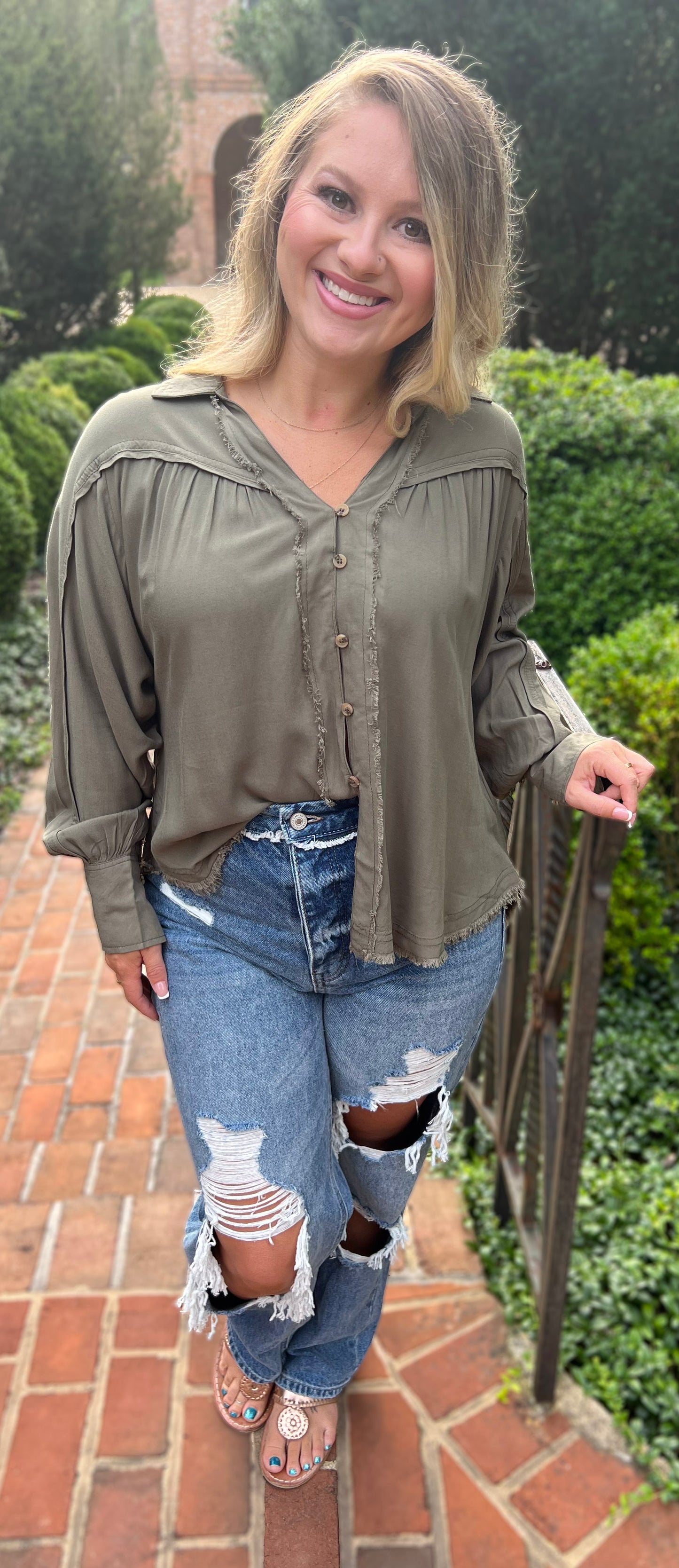 All Frayed Out Top
