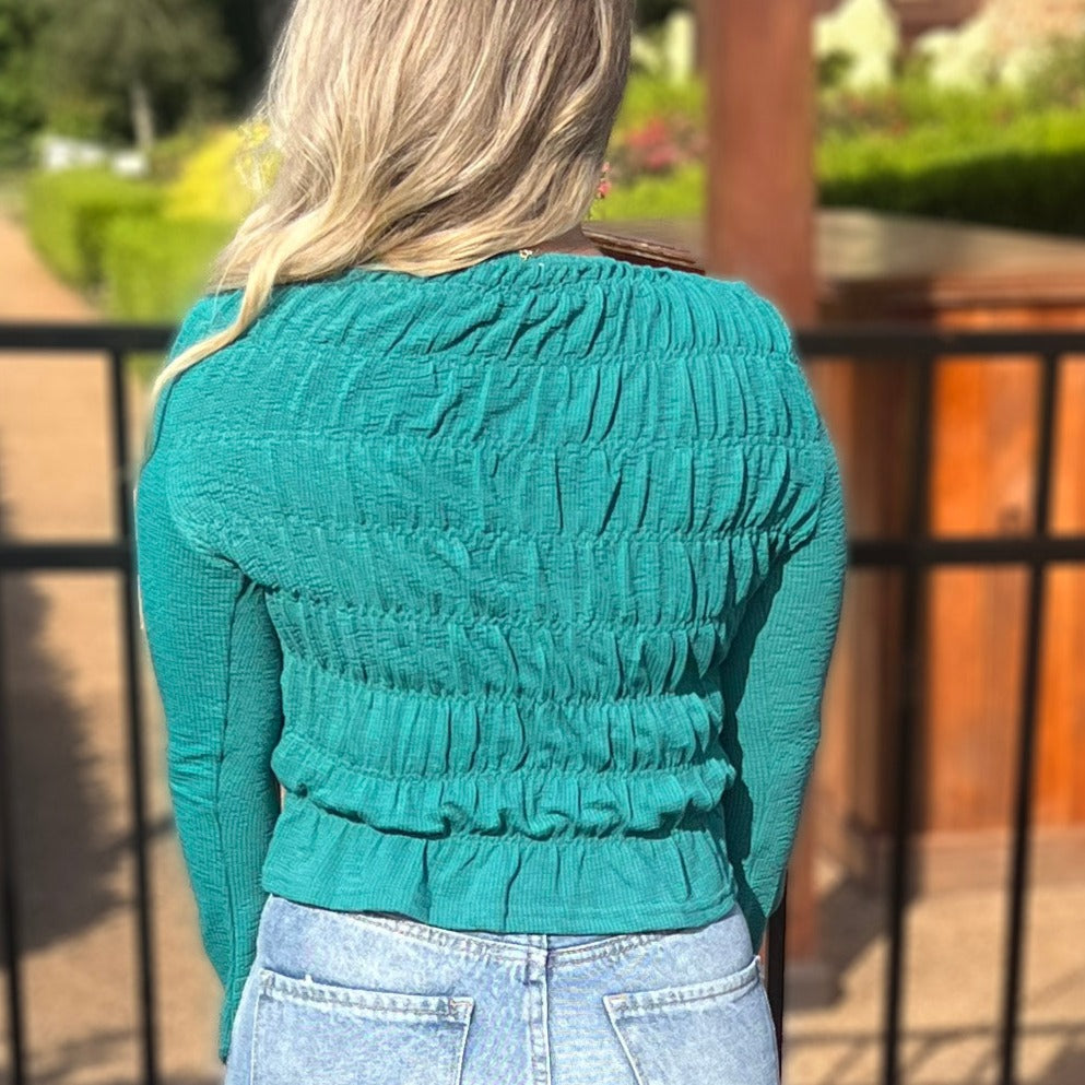 Make 'em Green With Envy Top