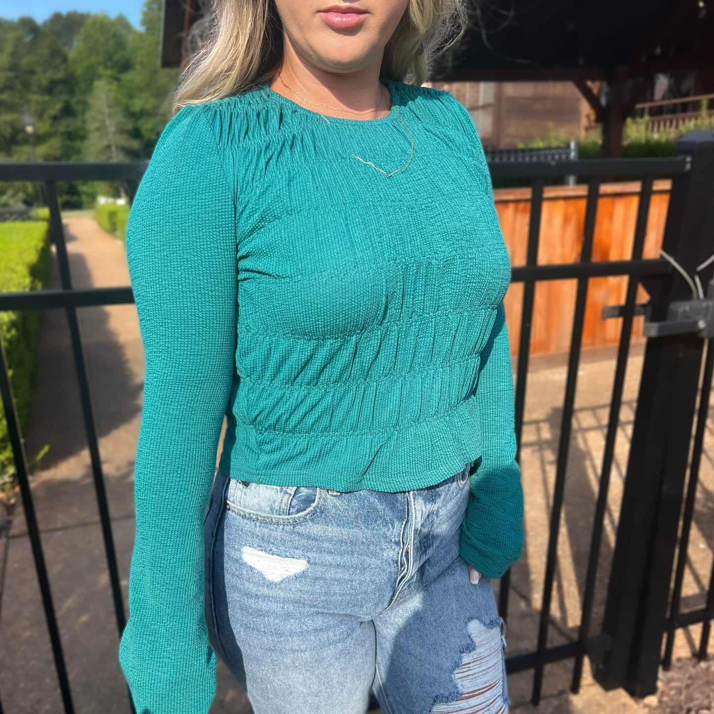 Make 'em Green With Envy Top