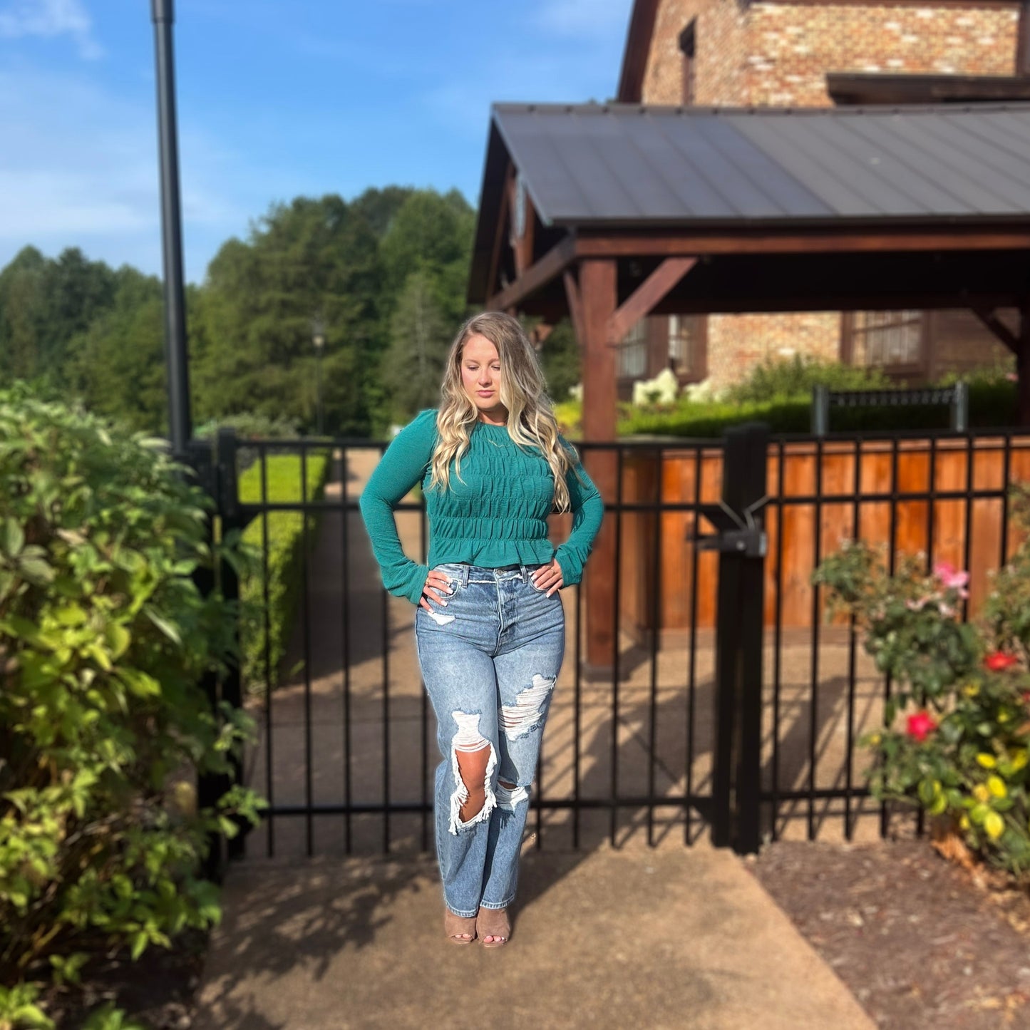 Make 'em Green With Envy Top