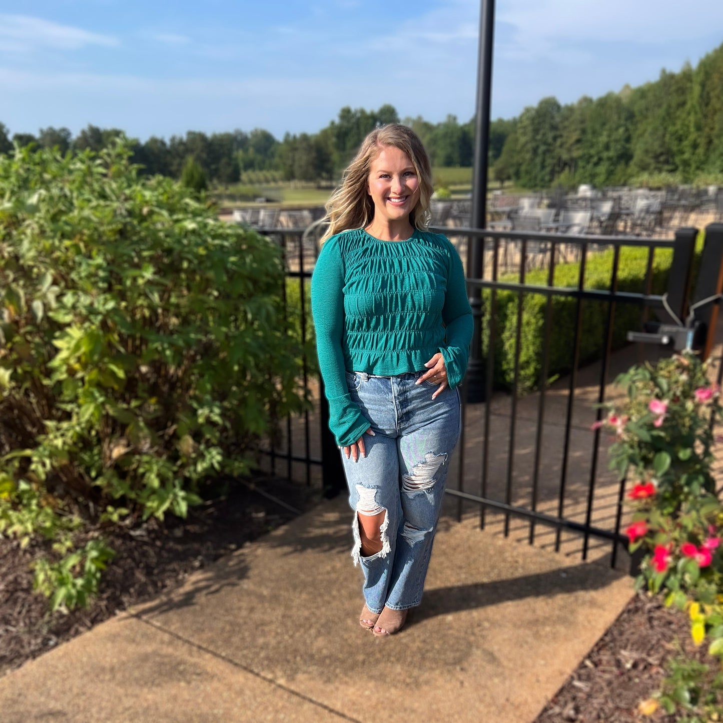 Make 'em Green With Envy Top